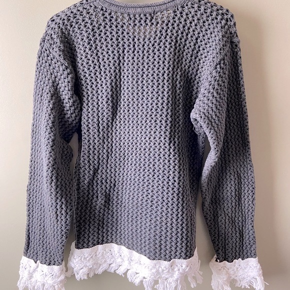 Vintage Mesh Sweater, Unisex, Custom Sweater, Ugly Christmas Sweater - Picture 6 of 10